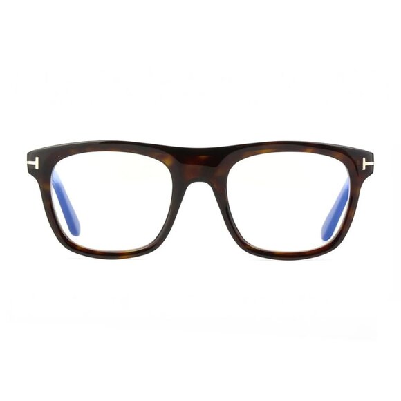 NEW TOM FORD EYEGLASSES DARK HAVANA MEN SQUARE EYEWEAR - Picture 2 of 3